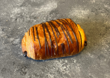 Croissant med chokolade